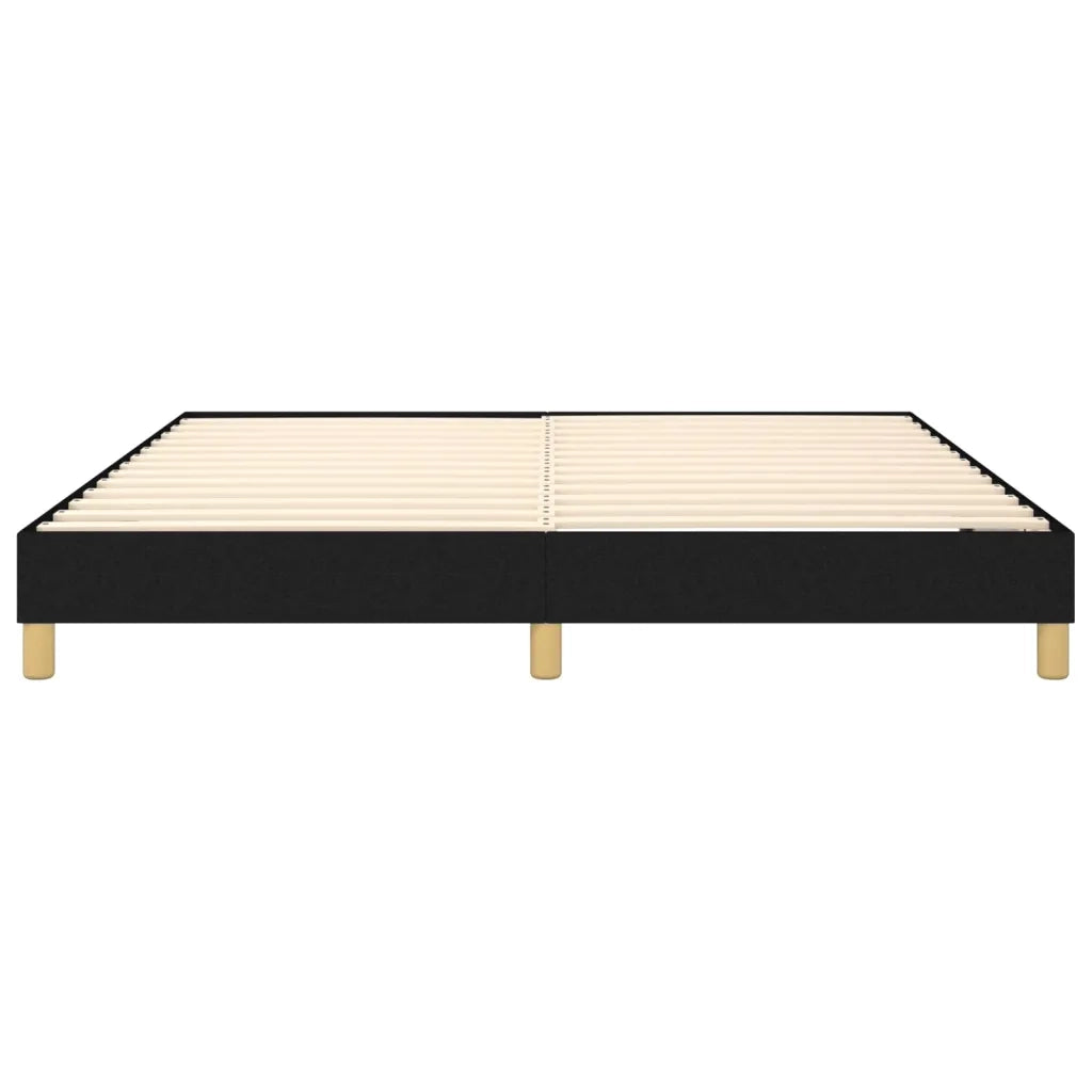 Struttura Letto a Rete a Molle Nero 180x200 cm in Tessuto 3120632