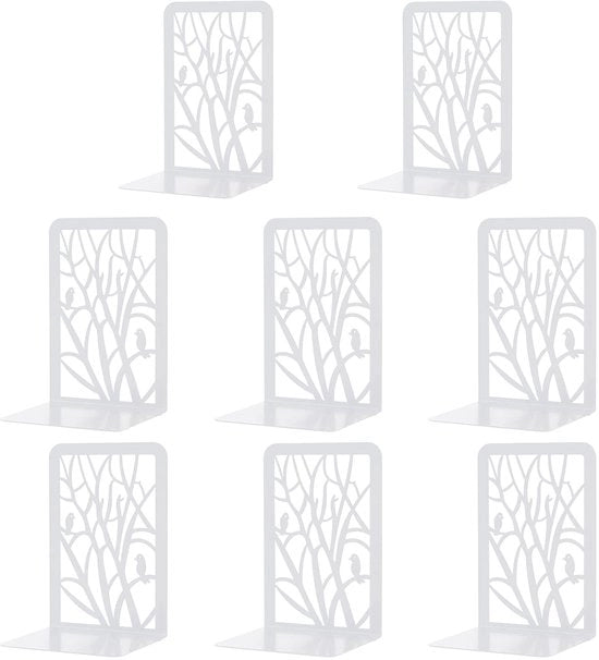 Sostegno per libri Antislip - Sostegno per libri Metallico - Sostegno per libri Robusto - Supporto per archivio - Decorazione - Dimensioni 11x9x17 cm - Scaffale per libri