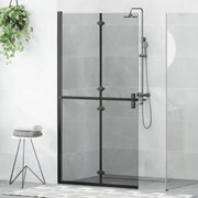 Parete doccia walk-in Nero 100 x 6,5 x 190 cm