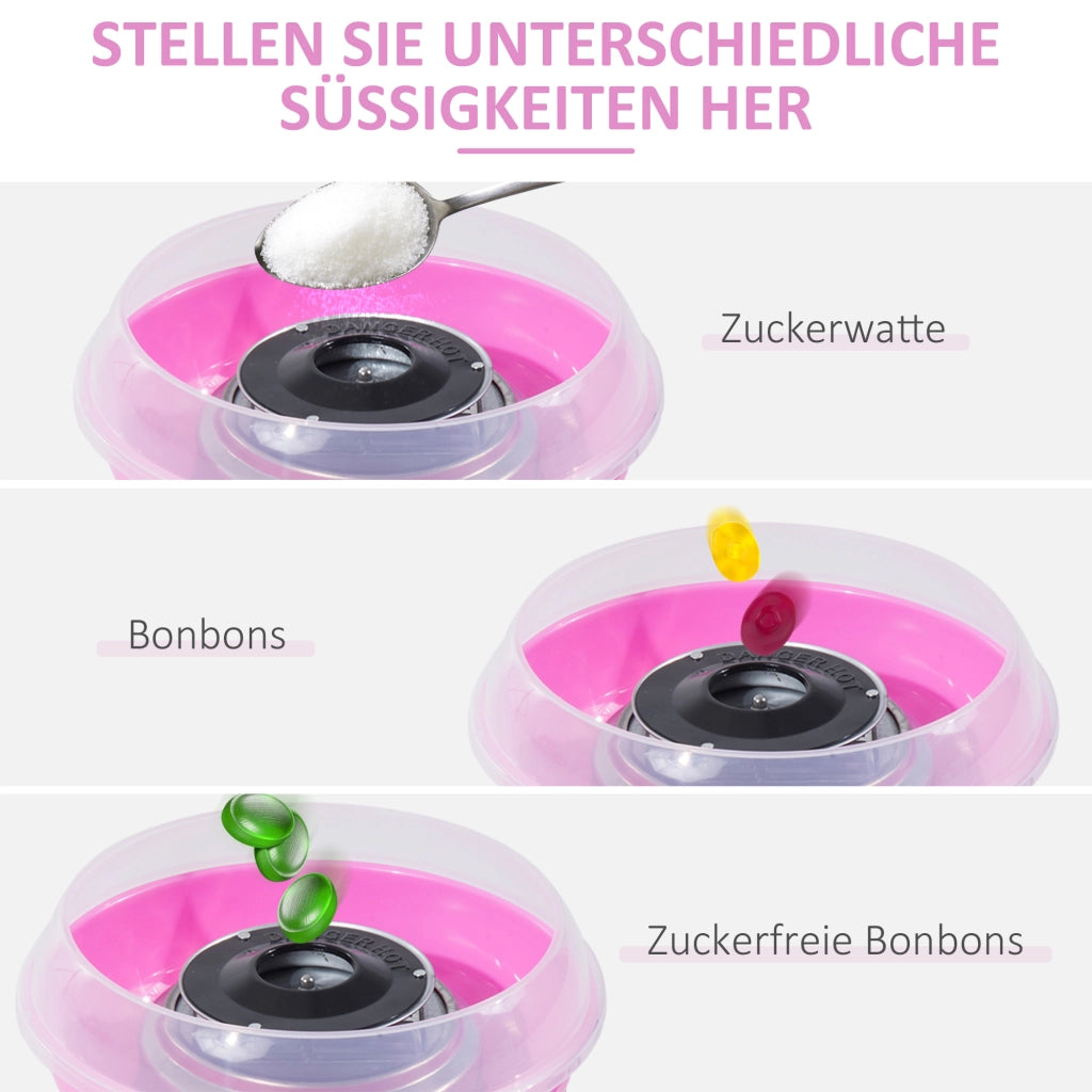 Macchina per Zucchero Filato ¨C Xylo ¨C Acciaio Inossidabile, Rosa