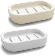 Due Scatole di Zeppa Antiscivolo per Bagno/Cucina in Plastica di Alta Qualità con Disegno di Drenaggio
