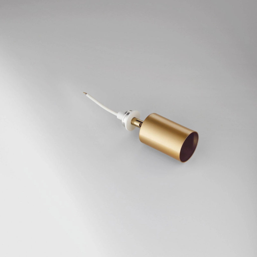 INCASSO VULKAN ORO 1 LUCE ATTACCO GU10 5,3X8X14,5CM IN GESSO VERNICIABILE