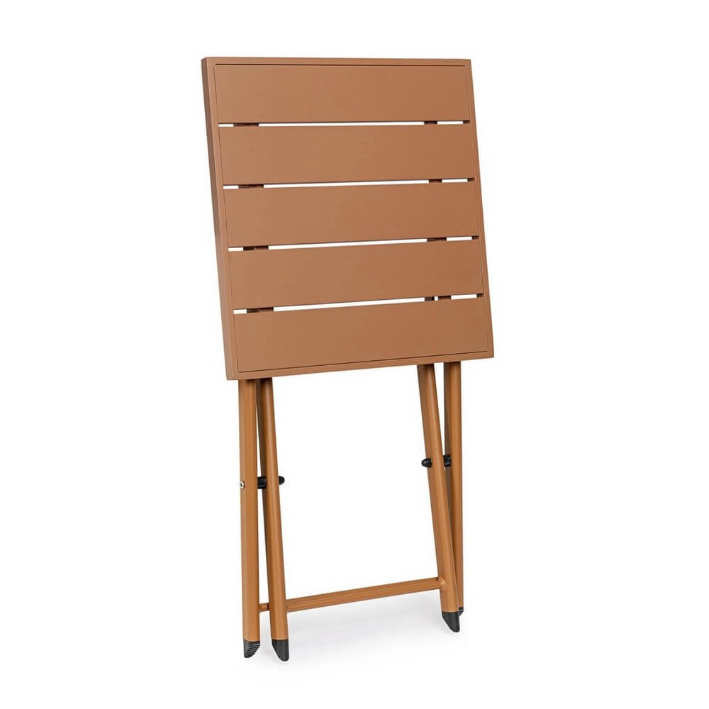 Tavolino pieghevole da esterno in alluminio 44x43 cm - TERRA