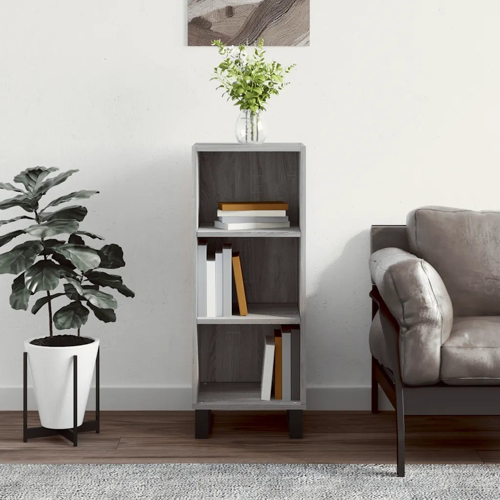Credenza Grigio Sonoma 34,5x32,5x90 cm in Legno Multistrato 828762