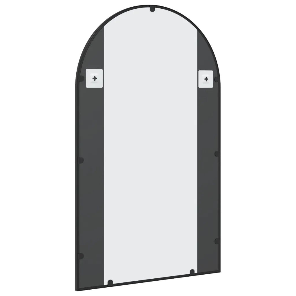 Specchio da Parete | Specchio decorativo Nero 60x100 cm Arco in Ferro