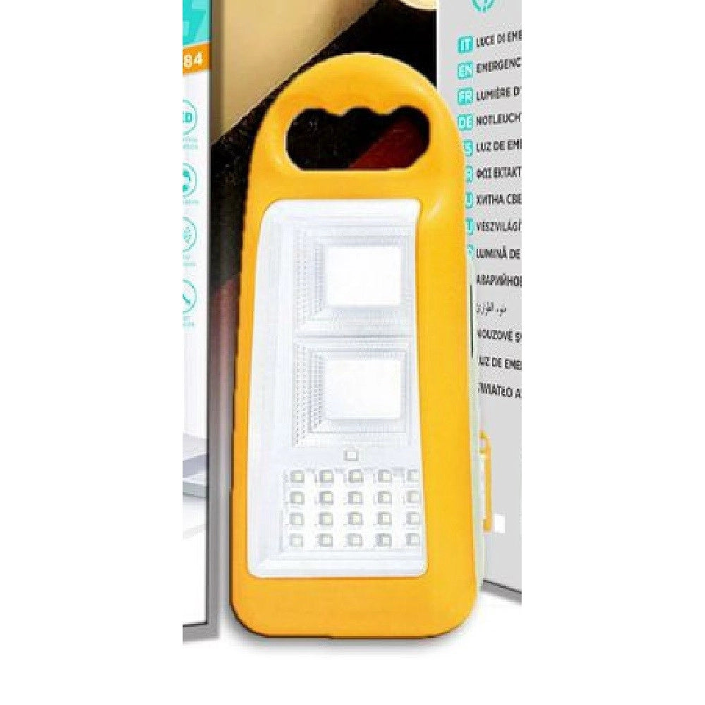 Trade Shop - Lampada Luce Di Emergenza Ricaricabile Led Usb 5v 1a Batteria Power Bank Tx-9184 -