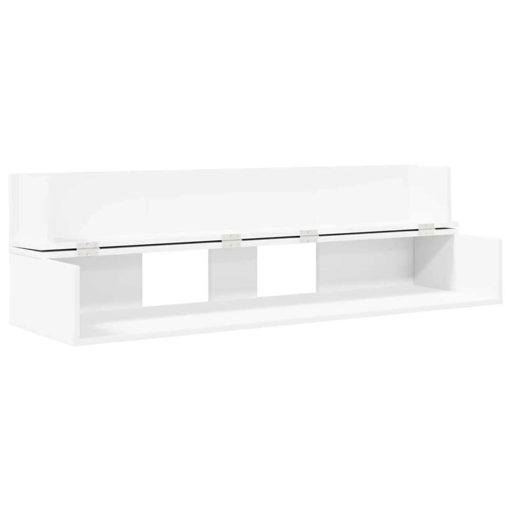 Scrivania studio Bianco 130 x 40 x 19,5 cm Legno ingegnerizzato 8006676