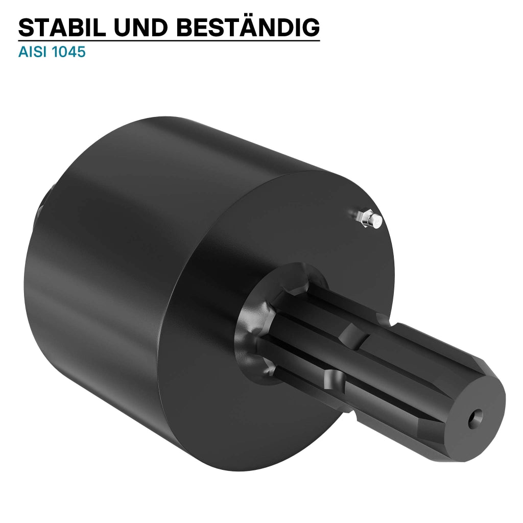 Frizione di sovraccarico cardano 220mm Filetto interno/esterno 1 3/8" Albero scanalato 6D Max 3500Nm