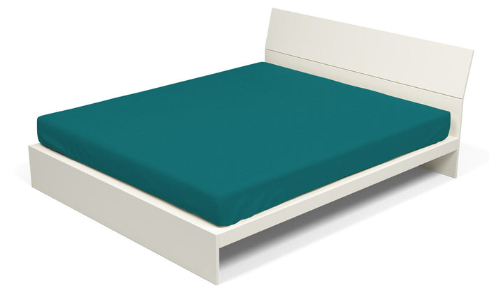 Lenzuolo Sotto con Angoli ed Elastico Tinta Unita Verde Bottiglia Matrimoniale Maxy