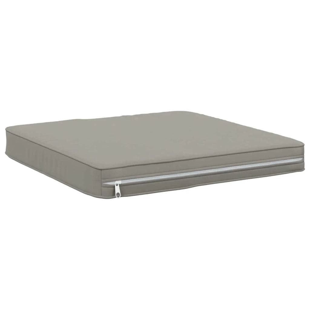 Cuscini per Sedia in 4 Pezzi VUGHT 4 pcs 100% Poliestere Grigio 946286