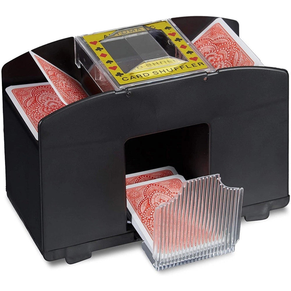 Trade Shop - Mescolatore Di Carte Elettronico Con Beat Per Ramino Poker Solo Carte Standard -