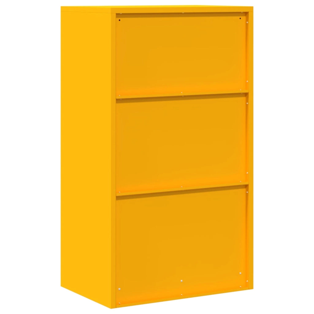 Armadio Giallo senape 60 x 40 x 105 cm Acciaio 891733