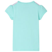 Maglietta da Bambina Menta Chiaro 104 11105