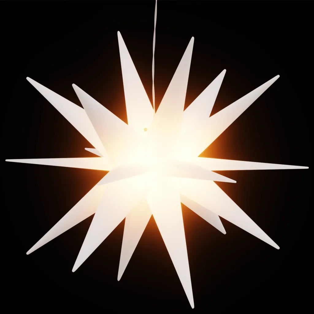 vidaXL Luce di Natale con LED Pieghevole Bianca 43 cm