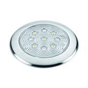 PLAFONIERA INOX A 5 LED Ø MM.94x11h