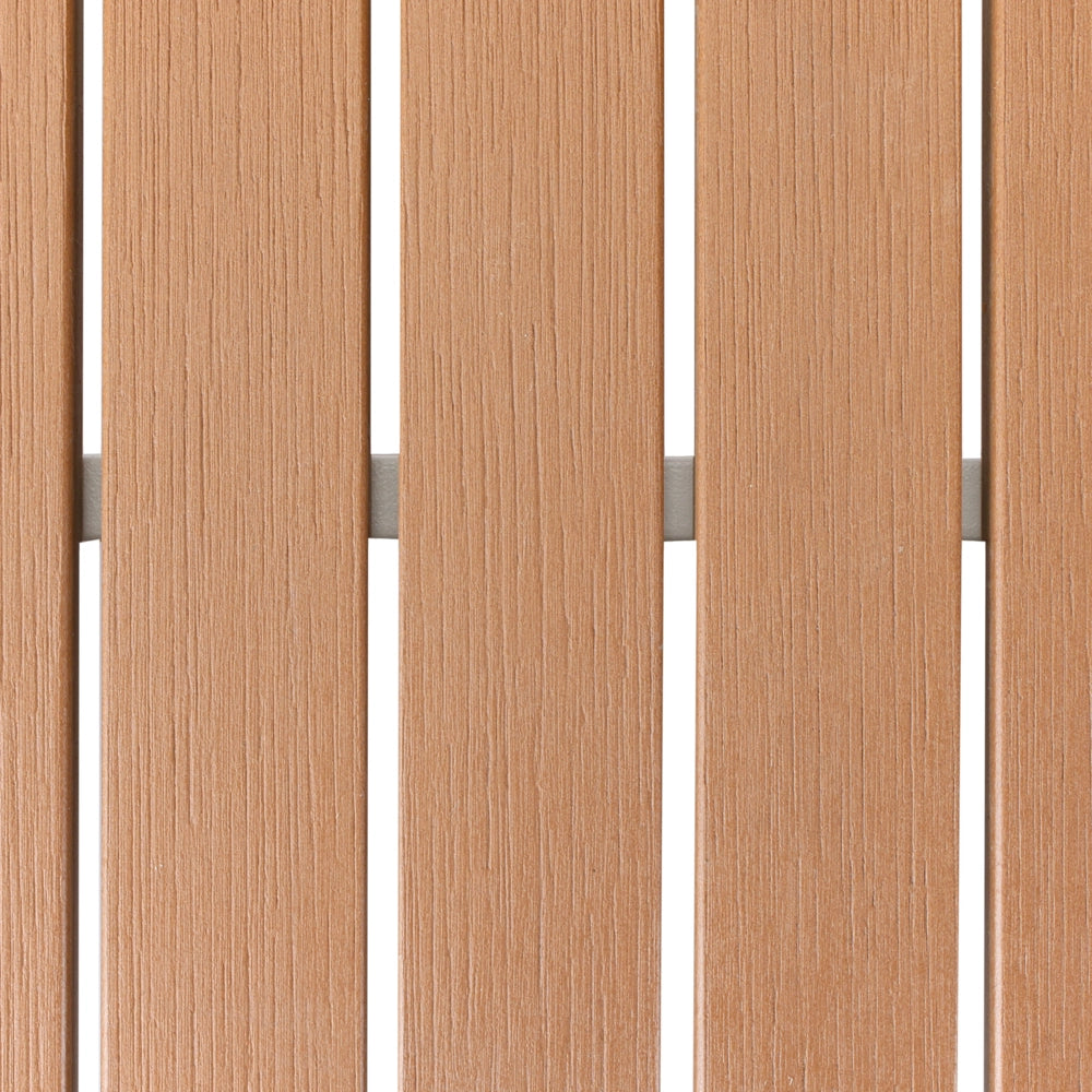 Sgabello da giardino per esterni in acciaio e legno bianco stile elegante