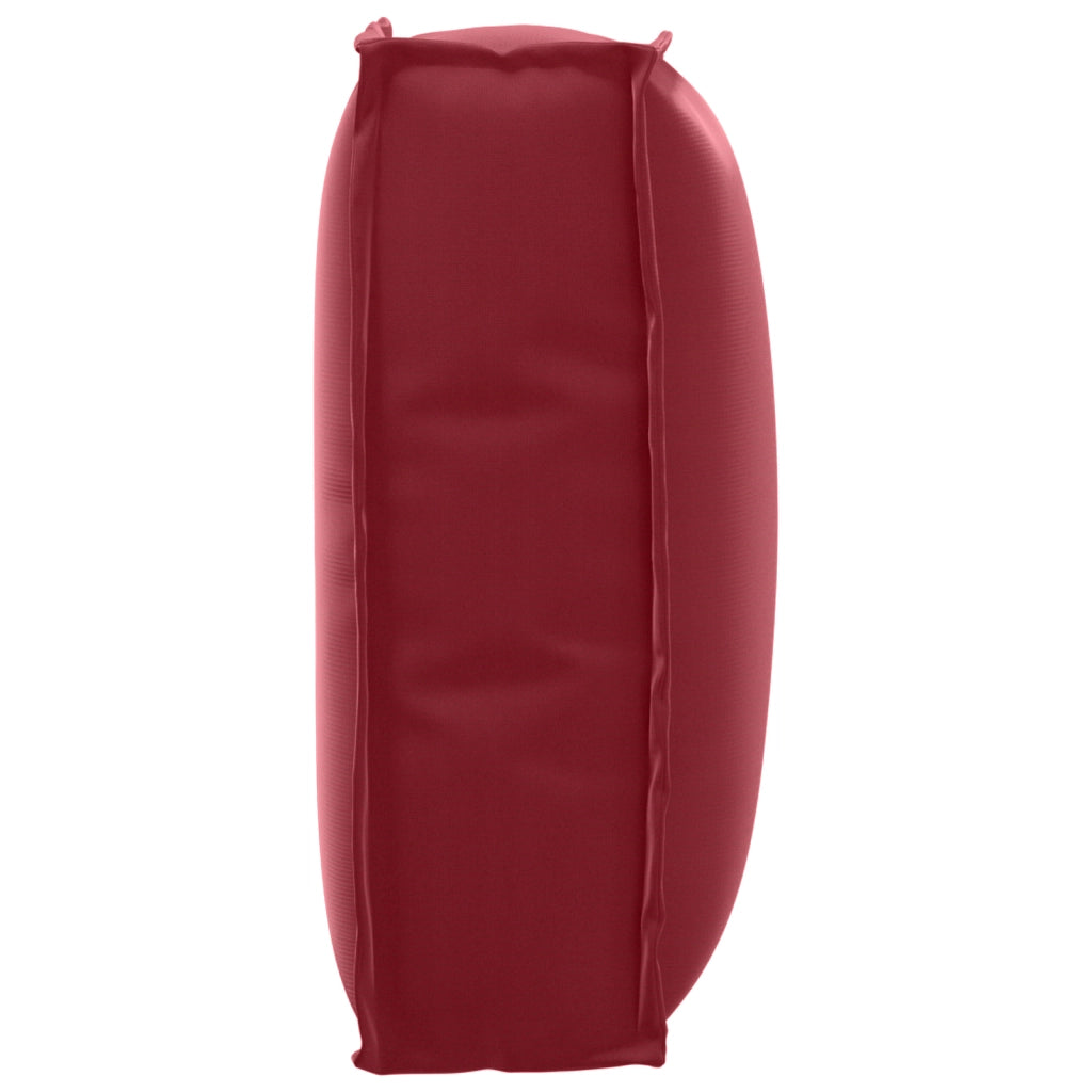 Cuscino per schienale Rosso vino 50x40x12 cm in tessuto Oxford