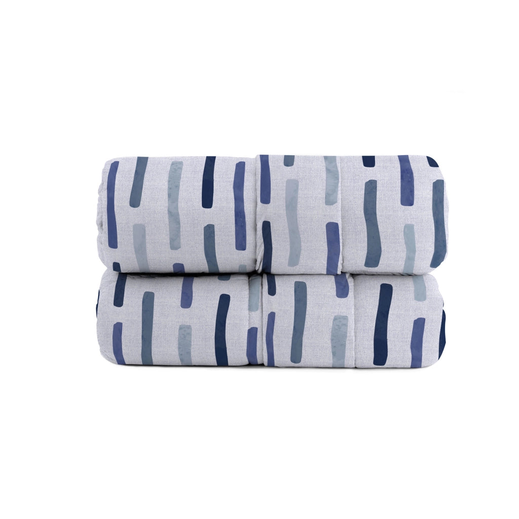 Trapunta Invernale Karma Singolo 170x260 cm in Poliestere Fun Blu
