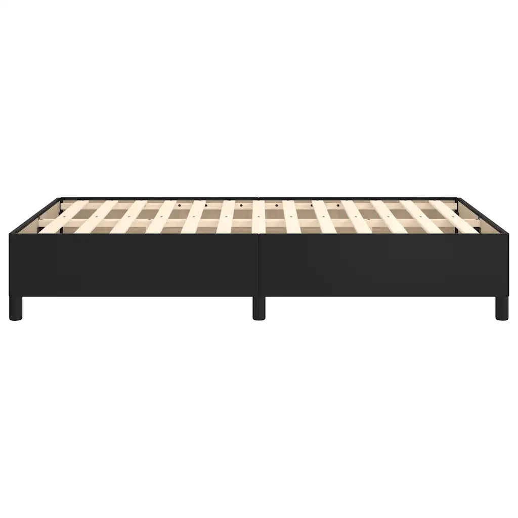 Giroletto senza Materasso Nero 120x190 cm Similpelle 3269645
