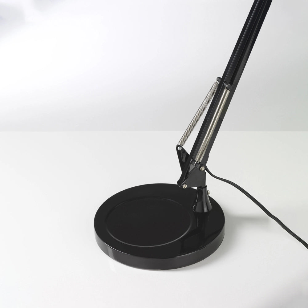 Base Per Lampada Arc Metallo Nero