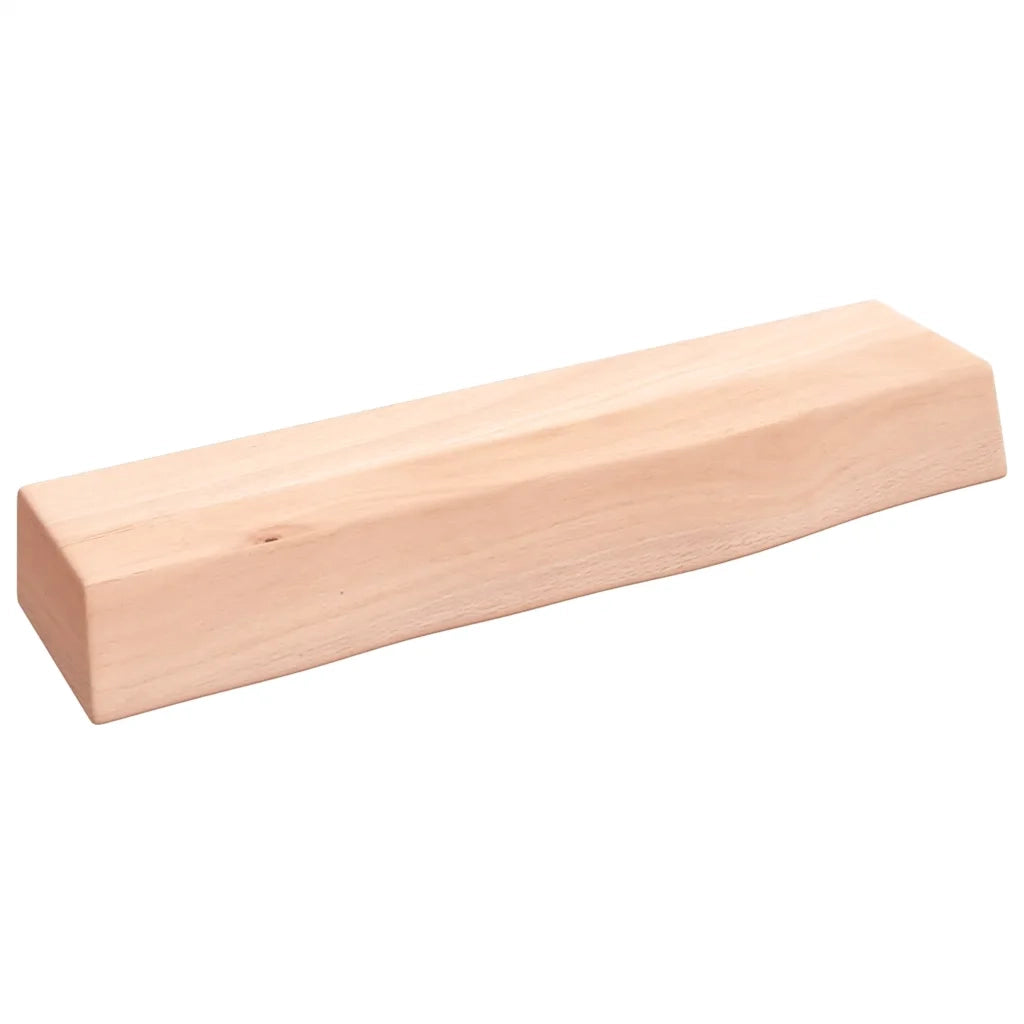 Ripiano a Parete 40x10x6 cm Legno Massello Rovere Non Trattatocod mxl 131723