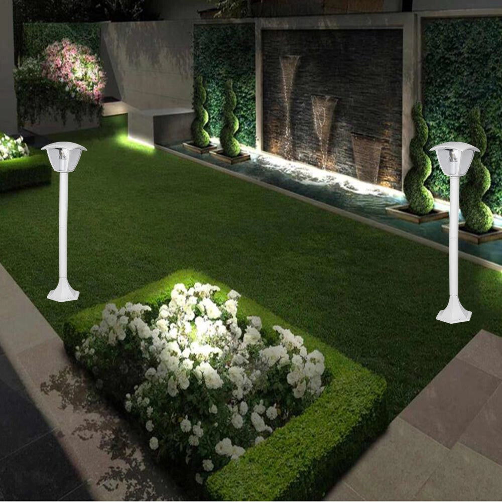 Trade Shop - Lampione Da Giardino 86 Cm Lanterna Da Terra Per Vialetti Con Attacco E27 Ip44 819pb-b860 -