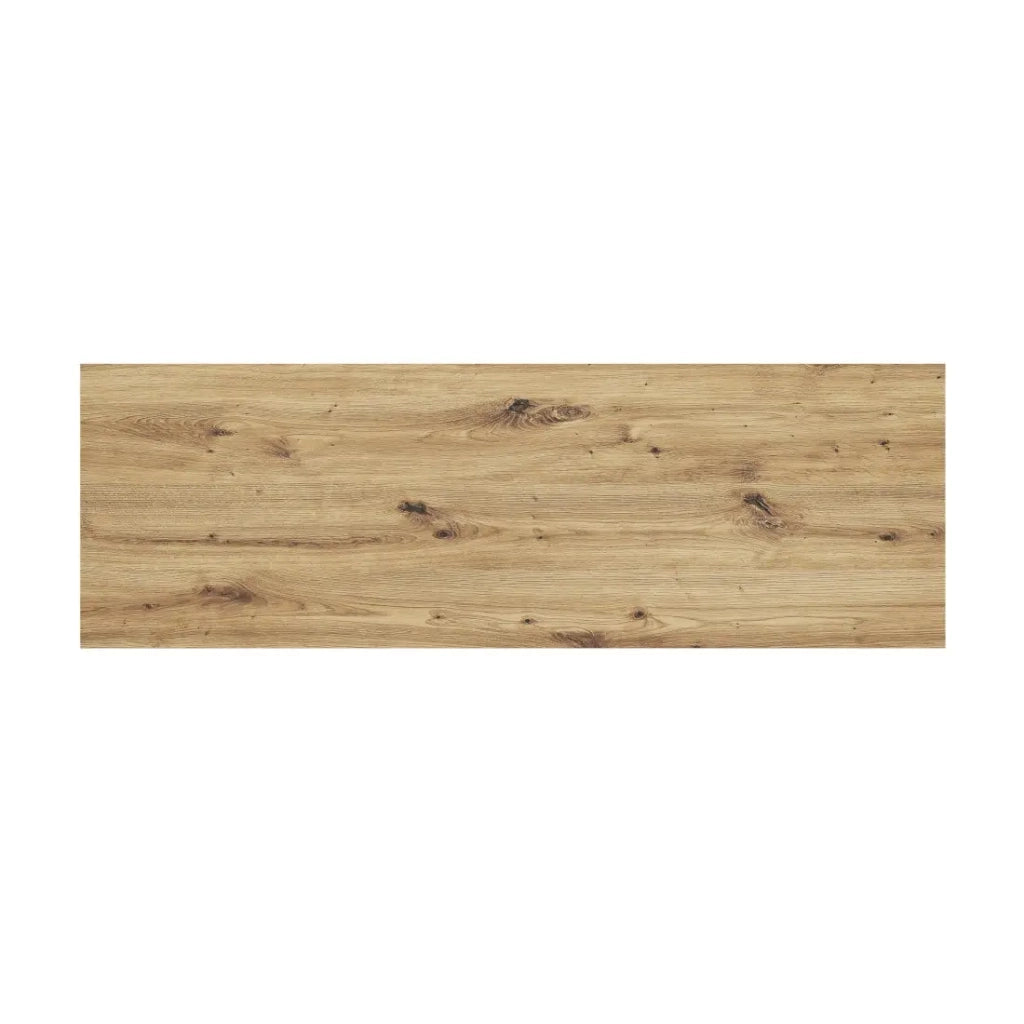 Piano per mobile sotto lavabo BRAZZA - 140 cm - Rovere chiaro - Spessore 2,5 cm - Da appoggiare