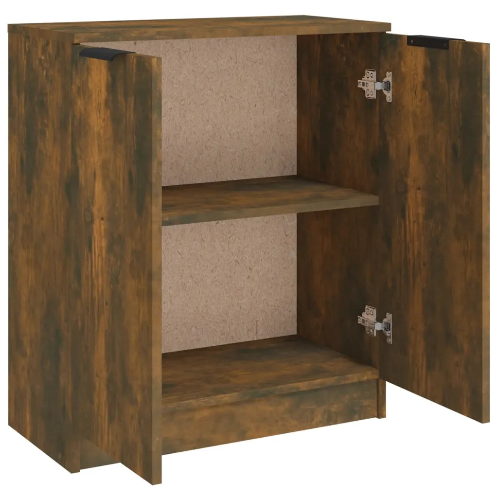 Credenza Rovere Fumo 60x30x70 cm in Legno Multistrato cod mxl 53682