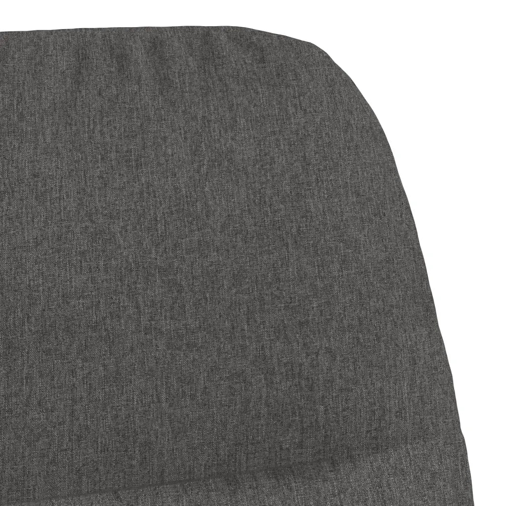 Sedia a Dondolo Grigio Scuro in Tessuto cod mxl 50333