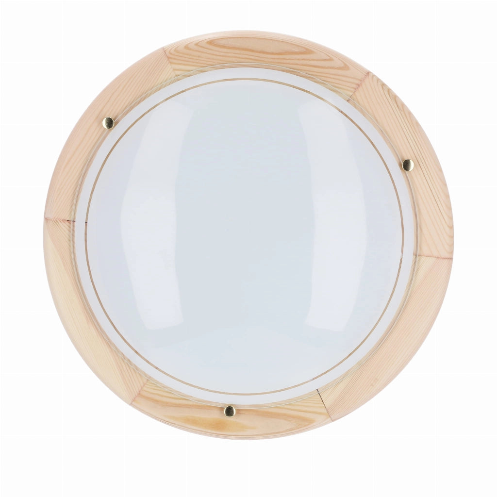 Plafoniera Candellux Standard legno naturale 38cm 2xE27