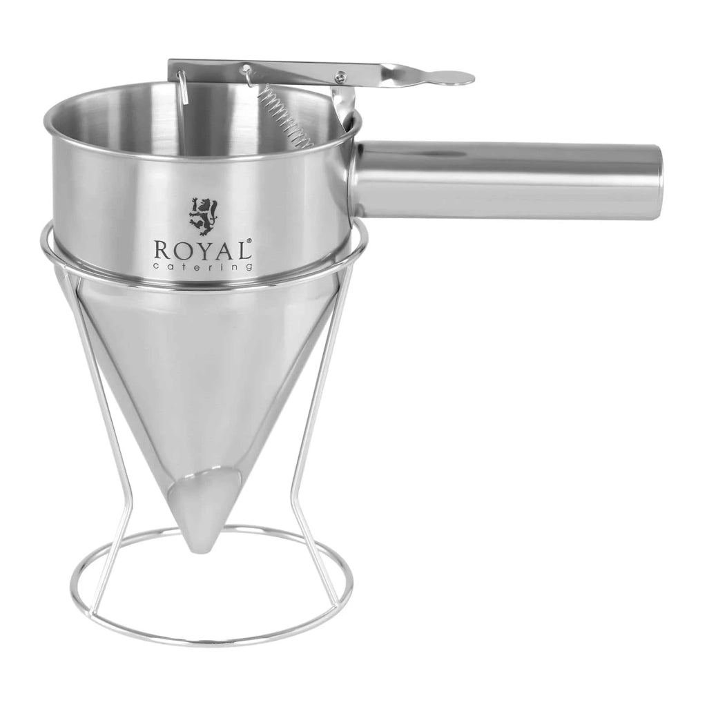 Imbuto a pistone in acciaio inox da 1,2 litri ugello da 8 mm modello professionale 14_0004630
