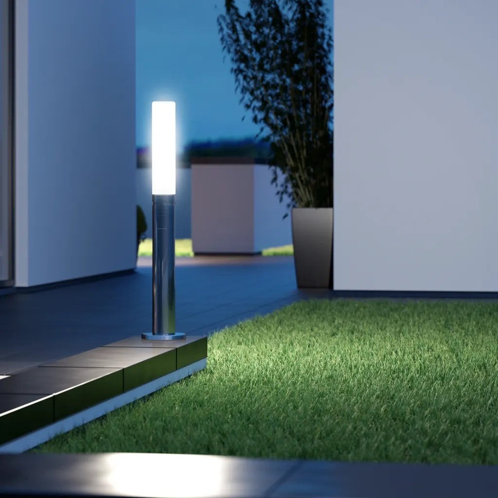 Steinel Lampada da Esterno con Sensore GL 60 LED Argento 430424