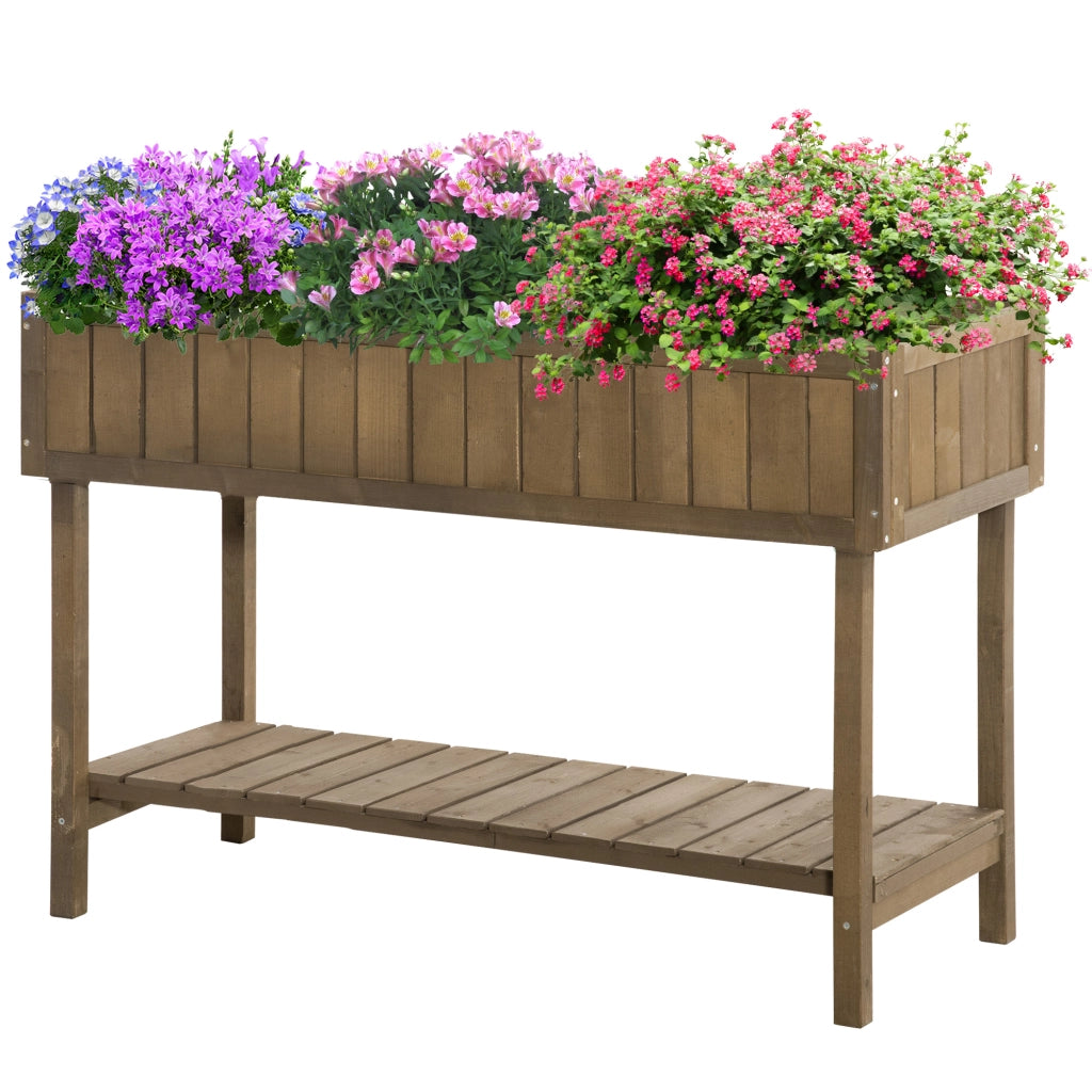 Fioriera da Giardino con Ripiani ¨C zephmum ¨C Legno di Pino 110x46x76 cm