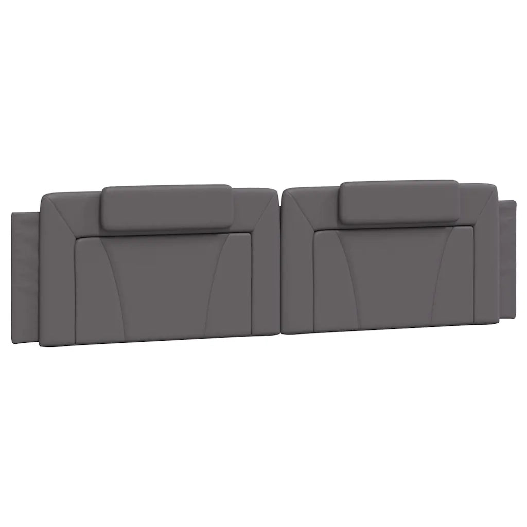 Giroletto con Luci LED Grigio 200x200 cm in Similpelle
