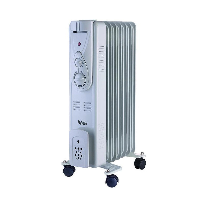 Radiatore ad olio Vigor, 7 elementi, 1500 w