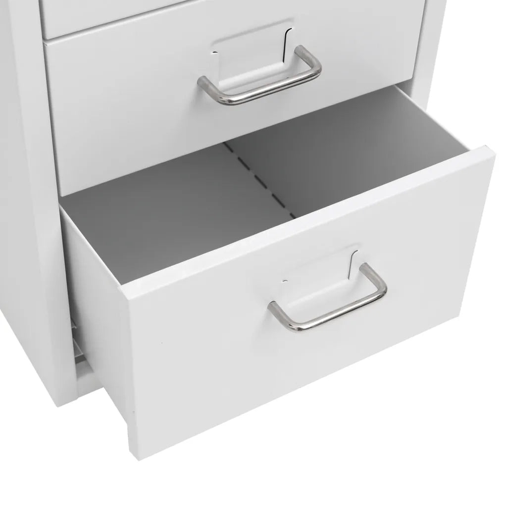 Schedario Mobile Grigio 28x41x69 cm in Metallo CFW2597849