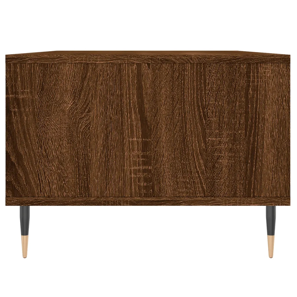 Tavolino da Salotto Rovere Marrone 90x50x36,5 cm in Multistrato 830587