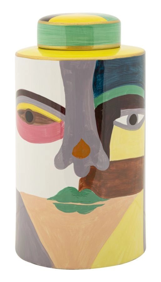 Vaso Piccassy Color Top Ø19x33 cm in Ceramica Multicolor