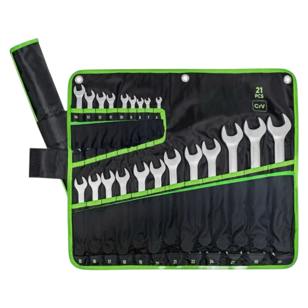Serie Kit Set 21 Chiavi Combinate A Stella E Fisse Inglesi Da 6 a 32mm  19101121