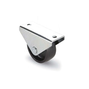 Supporto fisso zincato ruota 25 mm diametro