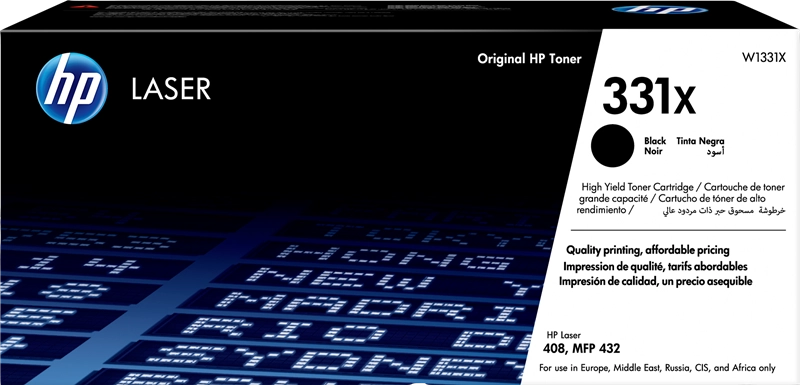 HP Cartuccia toner nero originale Laser 331X ad alta capacità