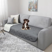 Duvetta impermeabile per cani - Tappeto antiscivolo per cani - Duvetta per cani robusta - Riciclabile - Grigio scuro 76 x 190 cm