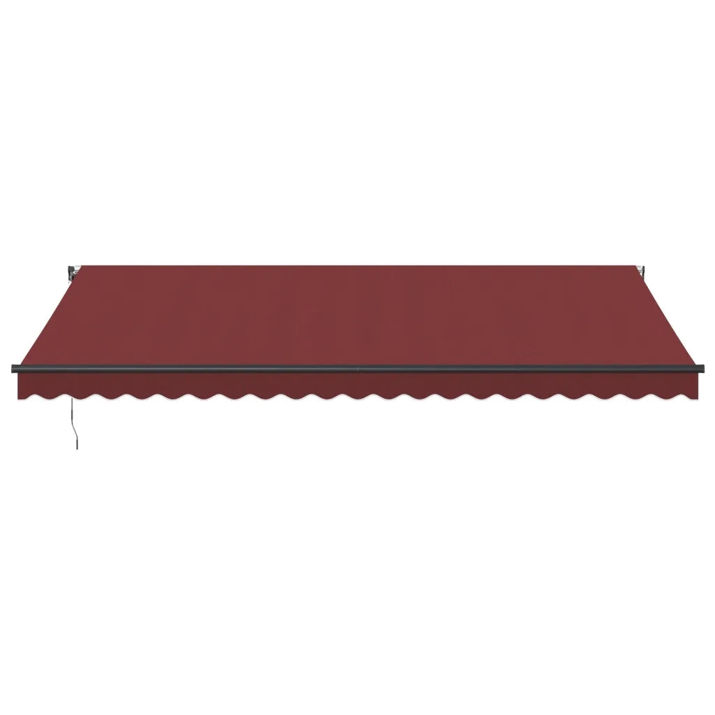 Tenda da Sole Retrattile Automatica Bordò 500x350 cm 3215008