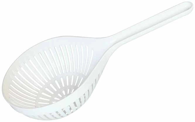 Mestolo forato Colagnocchi in plastica colorata sunny 20 cm Vari Colori