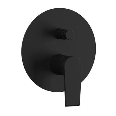 Miscelatore doccia incasso nero opaco con deviatore Mariani serie Artic