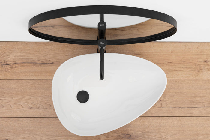 Lavabo Da Appoggio Rea Greta 55