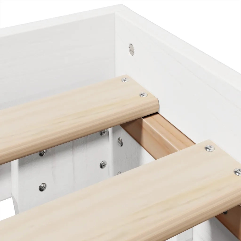 vidaXL Letto senza Materasso Bianco 120x200 cm Legno Massello di Pino