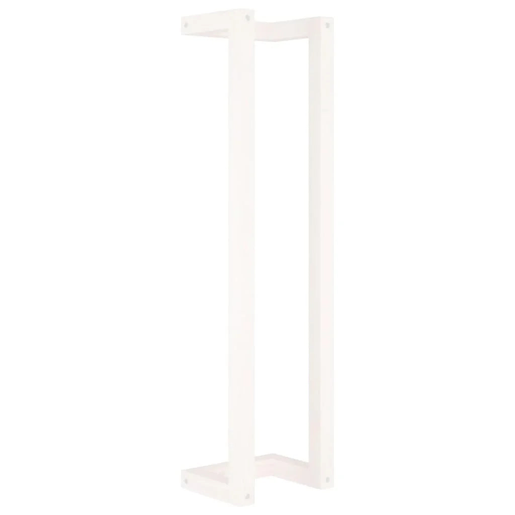 Portasciugamani bianco 23x18x90 cm in legno massello di pino 02_0005498