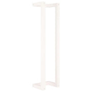 Portasciugamani bianco 23x18x90 cm in legno massello di pino 02_0005498