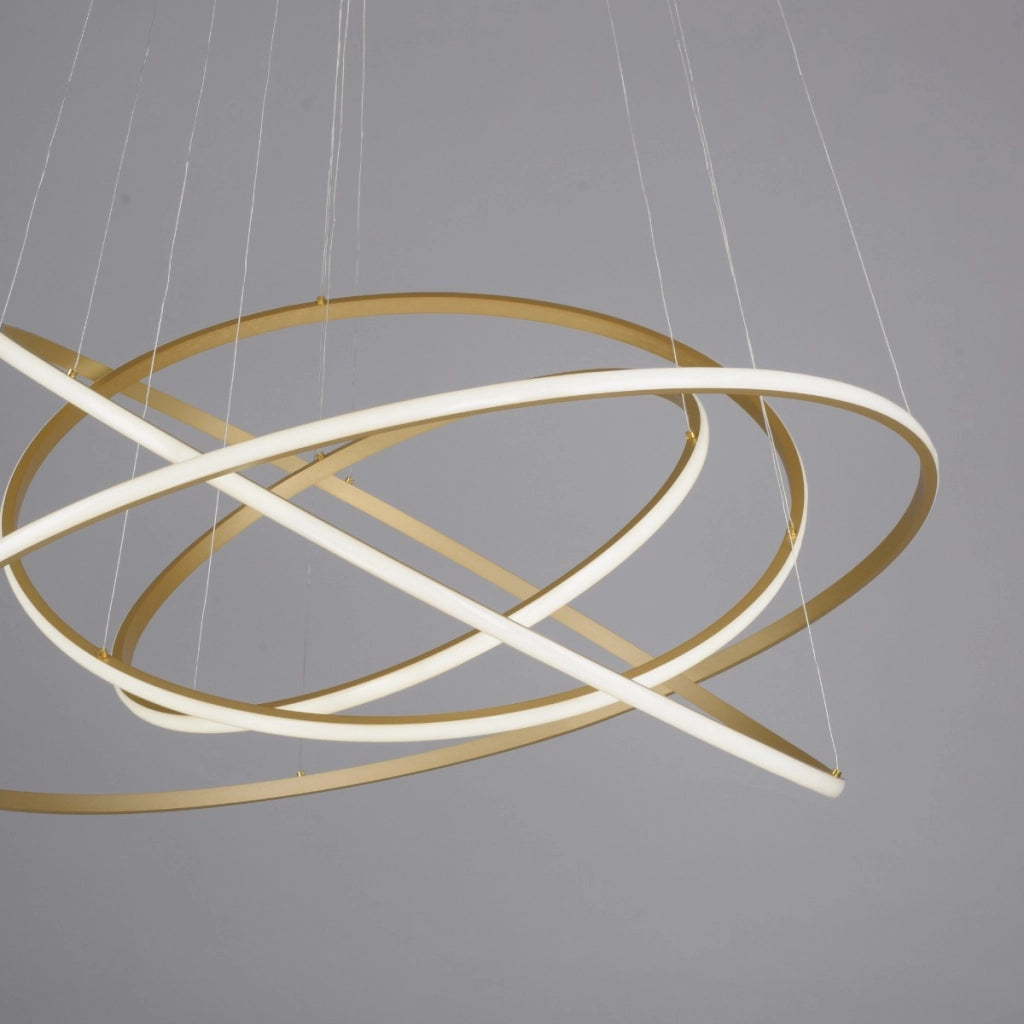 Lampada sospensione LED Tessara Paul Neuhaus oro 97W